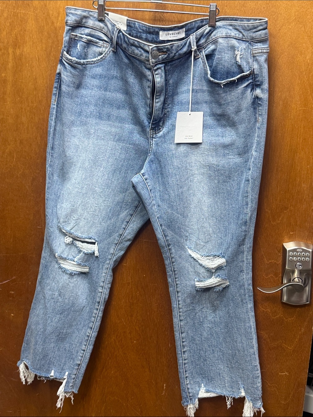 Lovervet Distressed Light Blue Women's Jeans